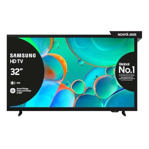 Samsung Smart TV 32'' UE32H5000FKXZT HD, Hyper Real Processor, HDR & Pur Color, Smart Experience,...