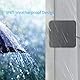 für Ring Solar Panel, 12 W Solar Panel Kamera Ladegerät für Ring für Kamera für Stick Up Cam Akku 2. und 3. Generation IP65 Wasserdicht Verstellbar Wandmontage (Black)