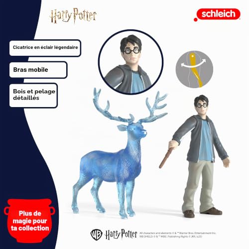 Figurines Harry et son Patronus Schleich 42680 Harry Potter® Pour enfant dès - vue 9