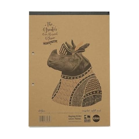 RHINO A4 Recycled 160 Page Refill Pad Cover