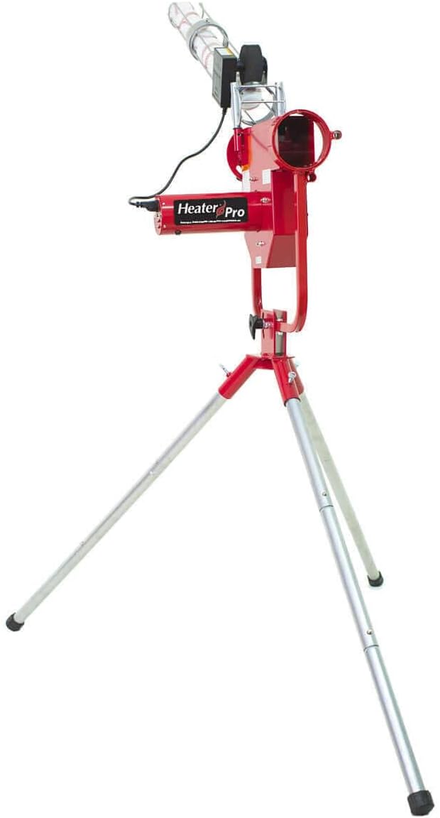 Curveball Pitching Machine with Ball Feeder by Heater Sports