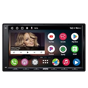 ATOTO A6PF Android Double-DIN Car Stereo, Wireless CarPlay, Wireless Android Auto, Mirrorlink, 7″ Touchscreen in-Dash Navigation, GPS Tracker, WiFi/BT/USB Tethering, HD LRV, 2G+32G, A6G2A7PF