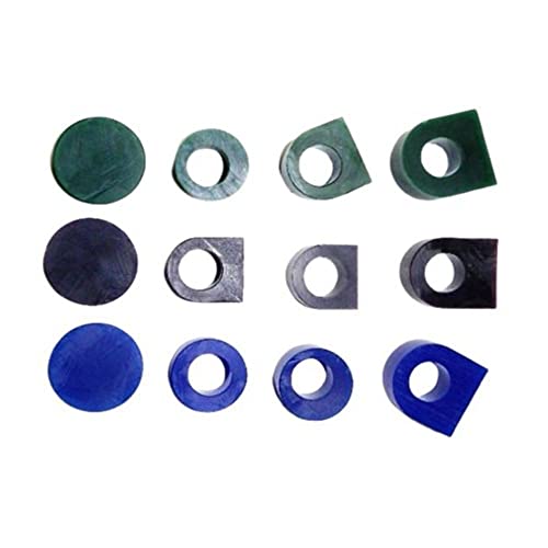 12 Pcs Pre-Cut Tubes & Blanks 3 Grades of Wax Carving Wax Ring Tube Assortment