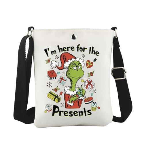 WCGXKO Christmas Movie Inspired Crossbody Bag Merry Christmas gift Aesthetic Monster Gift