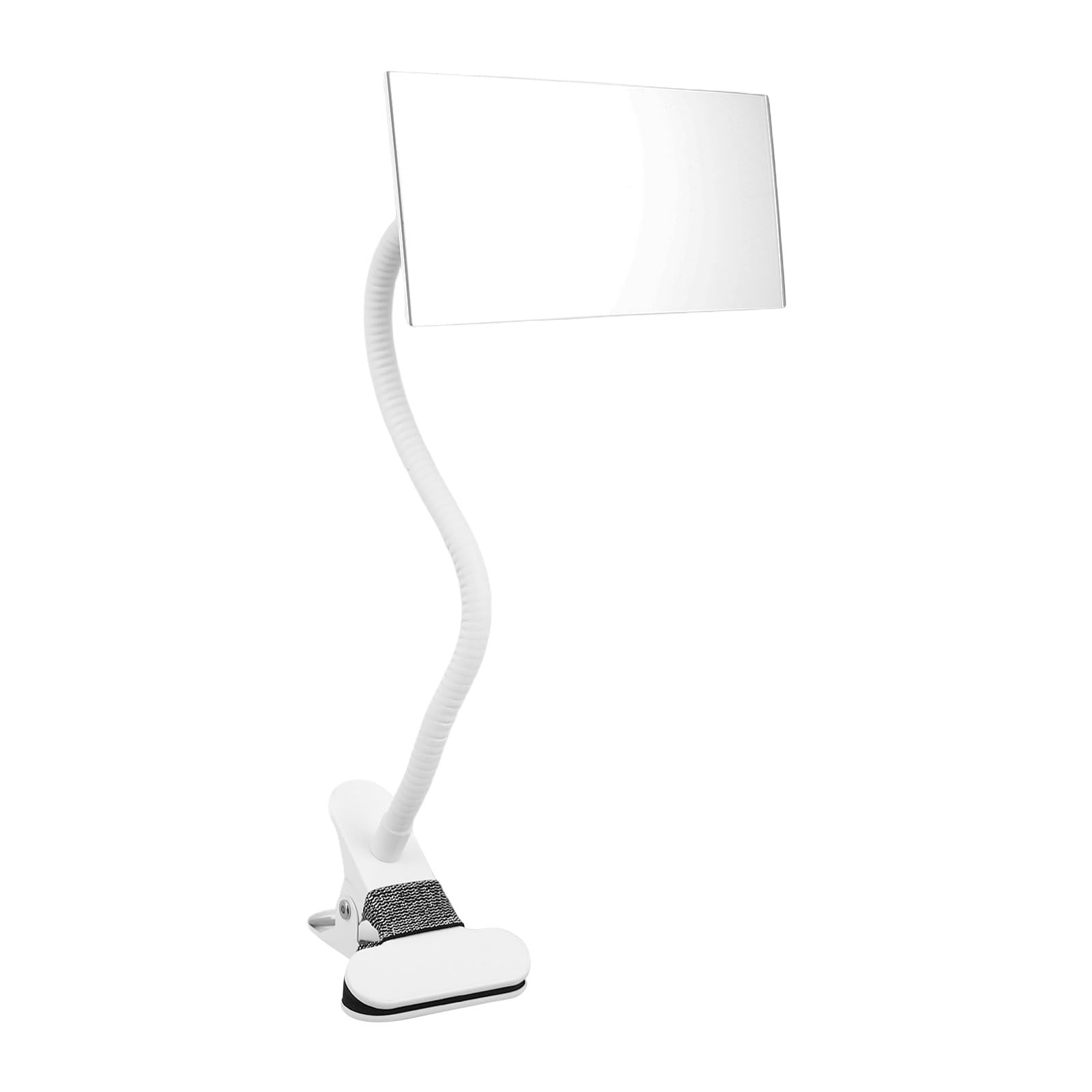 Miroir de Bureau Blanc Anti-Espionnage Haute Définition avec Angles Réglables pour la Chambre