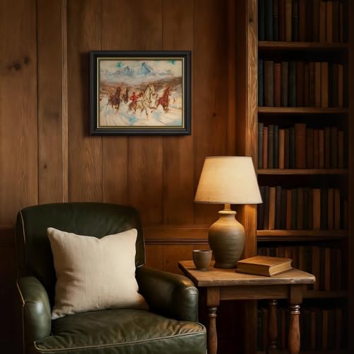 Save on DAJONART Vintage Gold Framed Canvas Winter Wall Art with Code EAYCT9MW - Image 3