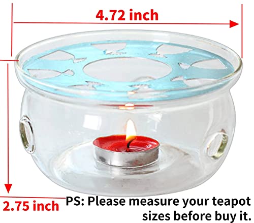 Decentgadget High Heat Resistant Borosilicate Glass Teapot Warmer (Teapot Warmer) #TOP6