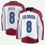 Cale Makar Jersey Mens/Women/Youth Colorado Cale Makar Stitched for Sports Fan White No Brand/Logos