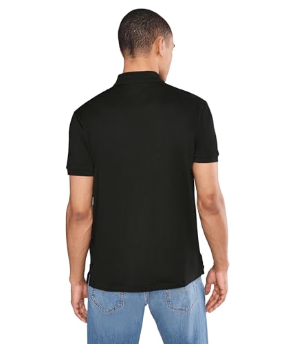 Image of POLO RALPH LAUREN, Men's, Custom Slim Fit Soft Cotton Polo Shirt, Polo Black, X-Large
