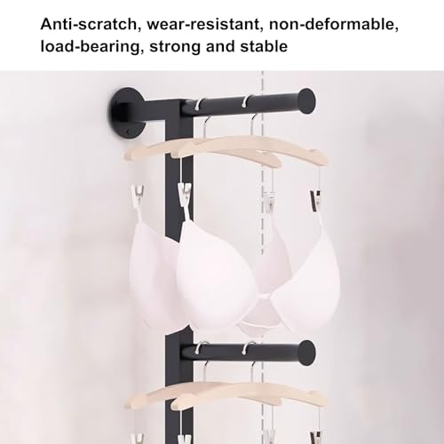 Perchero de pared para ropa interior y expositor de tiendas multifuncional 4