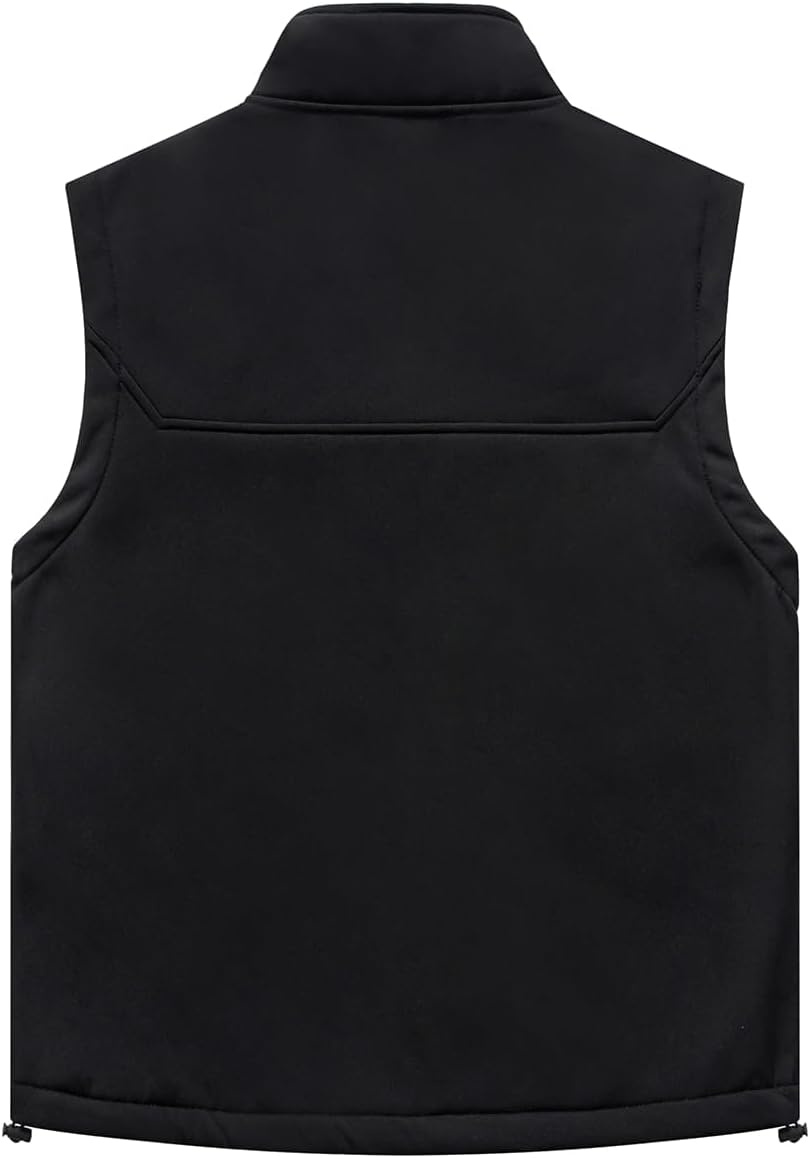 Msmsse Men's Outerwear Lightweight Vest Standing Collar Puffer Sleeveless Jacket for Hiking Running Golf - Image 5