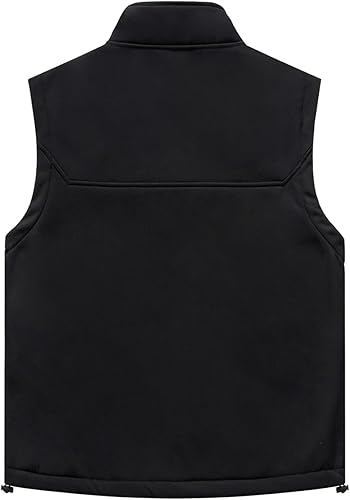 Miniatura 5 de Msmsse Men's Outerwear Lightweight Vest Standing Collar Puffer Sleeveless Jacket for Hiking Running Golf