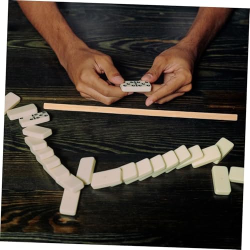 Rack de Empuje de Mahjong de Madera 4pcs miniatura 4