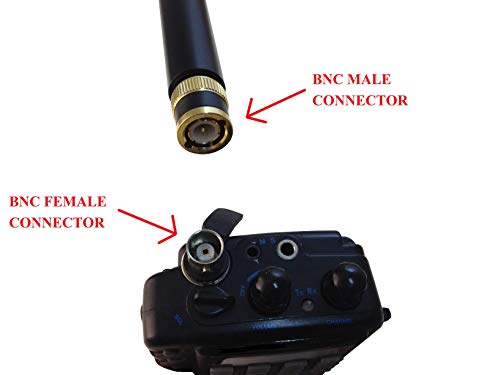 Anteenna Tw-800 (Al-800) Telescopic Antenna With Bnc Male Connector For 144/440Mhz Scanner 20-1,300Mhz Free 2 Pcs Adaptor Connector (Bnc Female To Sma Male/Bnc Female To Sma Female) #TOP4