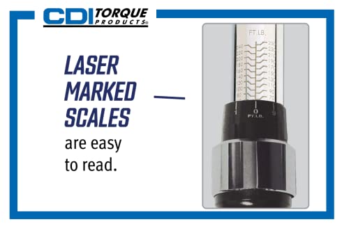 Industrial Brand Cdi Torque 2502Mrph 3/8-Inch Drive Adjustable Micrometer Torque Wrench, Torque Range 30 To 250-Inch-Pounds #TOP4
