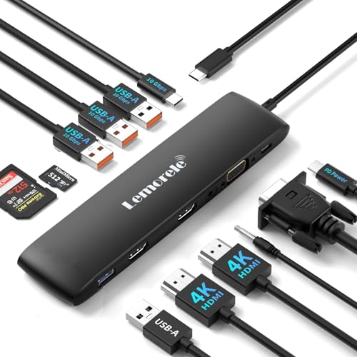 【Servizio Post-Vendita Permanente e Elenco dei Prodotti】: servizio clienti manuale online 24 ore su 24. Fatture: è sempre stato nostro obbligo fornire fatture ai nostri stimati clienti. Elenco prodotti: 1 * Docking Staion USB C