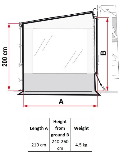 Fiamma 97961‐03‐ Side W PRO Caravanstore/F35