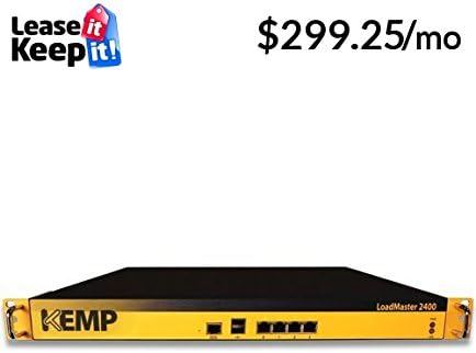 Kemp Technologies LoadMaster 2400 / LM-2400 Load Balancer with 4x GbE 1.2 Gbps 1 000 SSL TPS LM2400