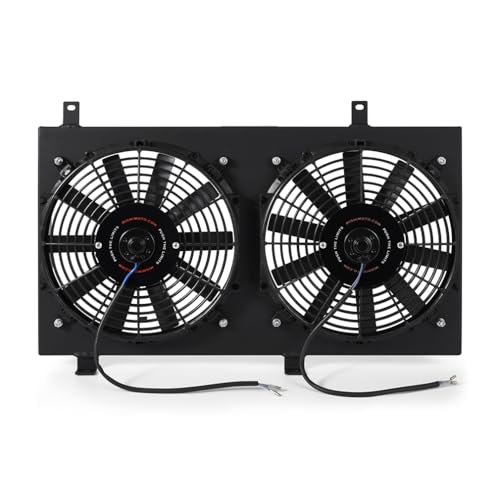 Mishimoto MMFS-RX8-04BK Aluminum Fan Shroud, Compatible with Mazda RX8, 2004-2008, Black