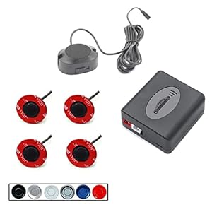 Parkeersensoren Platte sensoren Instelbare diepte 16 mm Parkeersensor Assistentie Backup Radar Zoemersysteem voor achter