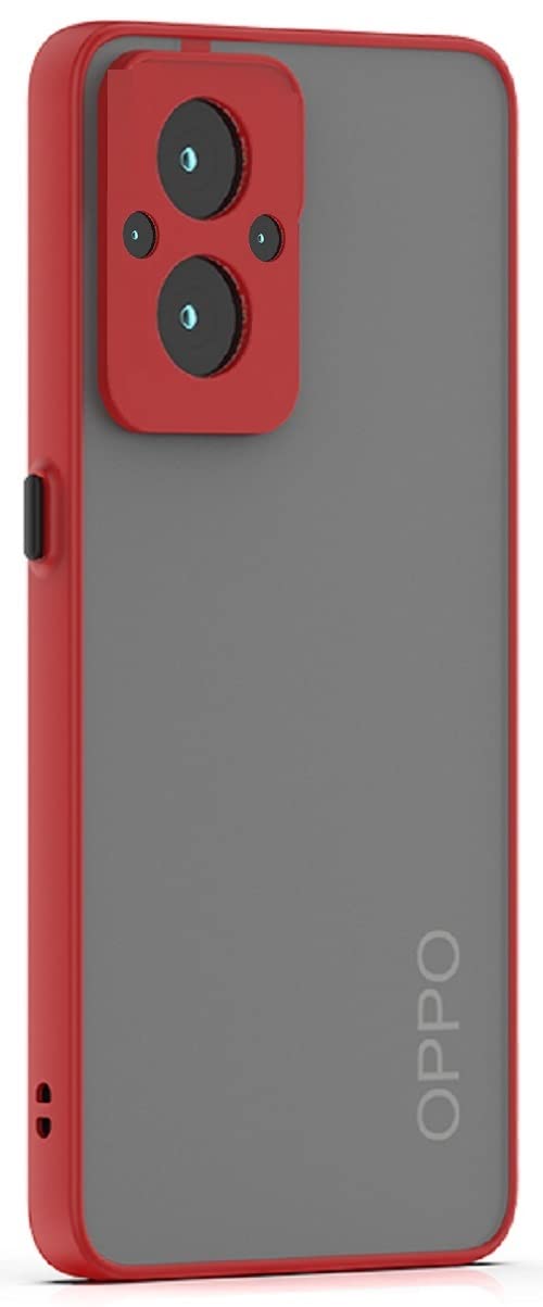 Glasgow Back Case Cover for Oppo F21 Pro 5G Shockproof Back Case Cover (Camera Protection) - Red (B0BFF3V5YM) Amazon Price History, Amazon Price Tracker