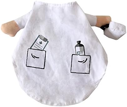 Miniatura 4 de Mikayoo - Disfraz de perro o gato de Halloween, disfraz de enfermera, disfraz de perro y vaquero, ropa de gato divertido, uniforme