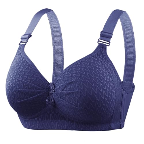 Soutien-Gorge à Armatures Grande Taille Noir Bonnet C - Maintien Complet pour Femme