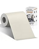 BOUYEER Cuero Adhesivo Para Tapizar, Marfil blanco