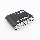 adaptador audio optico a rca 5.1 Plug and play, tamaño pequeño, muy ligero, fácil de transportar.