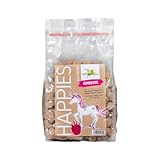 Bense & Eicke Happies Himbeere Unicorn Edition 1 kg - Pferdeleckerli als Belohnung, Pferdesnack fürs Training, mit fruchtigem Charakter - Made in Germany