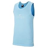 100 % poliéster NIKE FCB M NSW Tank Knit BW Camiseta de Tirantes para Hombre, Lagoon Pulse/White, Extra-Large