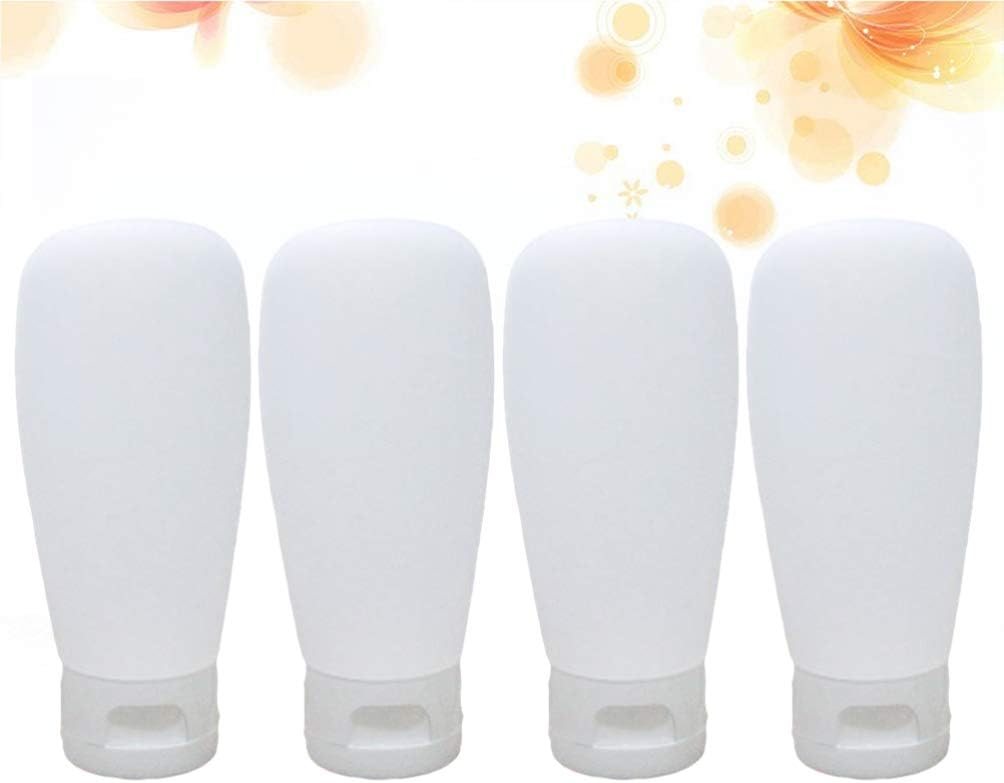 4 Pack 60ml PP Travel Makeup Bottles for Lotion and Cleaners image 4