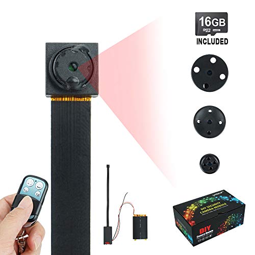 TOUGHSTY 16GB 1920x1080P HD Hidden Camera Button Mini DV Camcorder Motion Detection Security