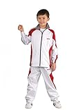 KWON Trainingsanzug 'Performance Micro', Weiß Kwon L