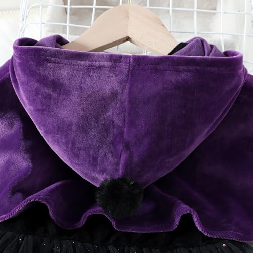 Disfraz de Bruja para Niñas Pequeñas con Vestido y Capa miniatura 5