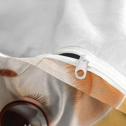 Housse de couette rat en microfibre douce imprimée animaux 3D pour lit double