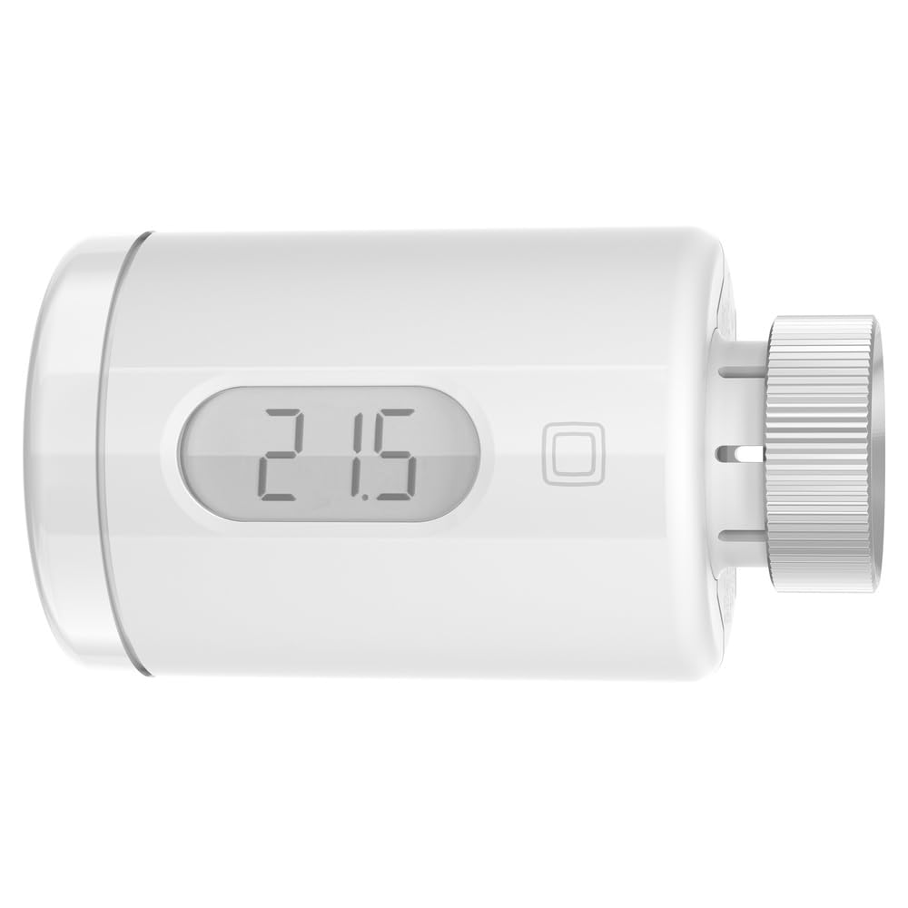 Homematic IP 5er Set Smart Home Heizkörperthermostat – Pure, digitaler Thermostat Heizung, Steuerung per App, Alexa, Google Assistant, einfache Installation, Energie sparen, 161046A0