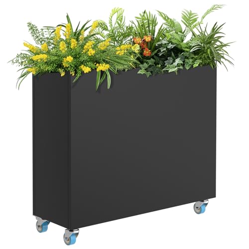 HAYOHRT Rectangular Planter Box for Outdoor Indoor Patio Porch with