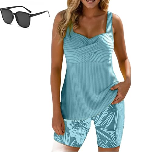 Maillot de bain deux pièces imprimé idéal pour vos vacances à la plage