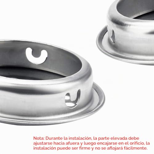 Miniatura 3 de Klyngtsk 30 Pcs Rejillas Ventilacion Redondo Acero Inoxidable Redondas De Malla Agujero Circular De Rejilla De Ventilación Gabinete Orificio De Ventilación Para Guardarropa, Gabinete Del Zapato
