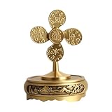 Sculpture d'art moderne, forme de moulins à vent chanceux, mettez sur la table au centre des décorations pour attirer immédiatement l'attention de vos invités. Il sera du plus bel effet sur les étagères, les meubles de télévision, les tables, les tables d'entrée, le bureau, les tables de salle à manger, les décorations de cheminée