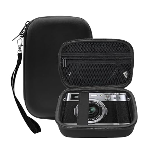 Veftsvy Funda de Transporte para Fujifilm X100V/X100VI/X100F/X100S - Bolsa de Viaje Resistente a los Golpes con Correa de Mano, protección antiarañazos para cámara Digital (Solo Caso) (Black) | Ya disponible en tu tienda friki favorita! En mundofriki.es!