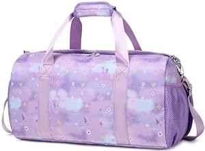 Jumpopack Torba Sportowa Podróżna Fioletowy Kwiat