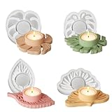 Photo Gallery bekecidi 4 stampi in silicone per portacandele a forma di foglia, in silicone per candelabri, per lumini e candele in silicone, per decorazioni fai da te e per la casa Photo Gallery bekecidi 4 stampi in silicone per portacandele a forma di foglia, in silicone per candelabri, per lumini e candele in silicone, per decorazioni fai da te e per la casa