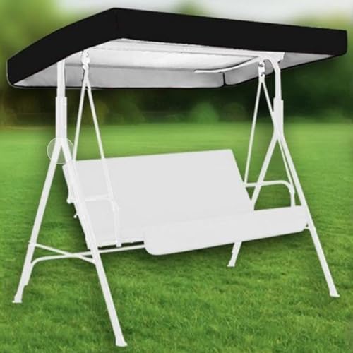 Cubierta impermeable resistente a los rayos UV para columpio de jardín, tela Oxford 210D, toldo de repuesto para columpio Hollywood, protección duradera de muebles de patio, sombra de cubierta al aire