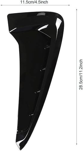 Miniatura 4 de rejilla con orificios con calcomanía de ABS, conductos de ventilación laterales para auto, para BMW serie X, X5, F15, X5M o F85, calcomanías