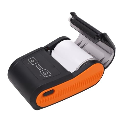 Image of Bluetooth Thermal Printer 58mm with 90mm / s Print Speed, Portable Receipt Printer with Bluetooth 5.0 and USB for Small Business and Retail Stores