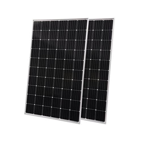 Technaxx Solar Balkonkraftwerk 600W TX-220 mit 2x325W Monocrystalline Solar Panel, 600W Wechselrichter und 5m Anschlusskabel – MPP Tracking, VDE konform, Ideal zur Abdeckung der Grundlast zu Hause