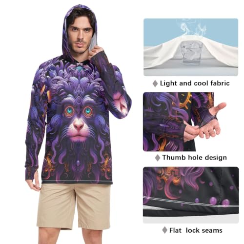 T-shirt de pêche homme rash guard manches longues anti-UV UPF 50+ running et sport nautique - 4