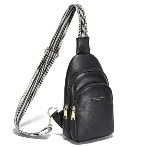 INICAT Small Sling Bags for Women Crossbody Purse, Black